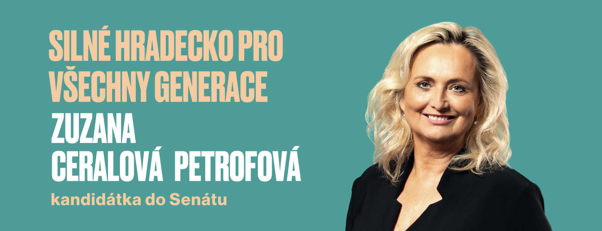 Zuzana Ceralová Petrofová – kandidátka do Senátu